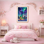 オーロラレターLポスター | 北極光アート ポスター