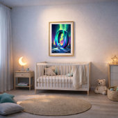 オーロラレターOポスター | 北極光アート ポスター