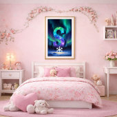 オーロラレターSポスター | 北極光アート ポスター