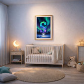 オーロラレターSポスター | 北極光アート ポスター