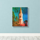 オーロラ南アフリカSAアーキテクチャ自然 キャンバスプリント (インサイチュ (ウッドフロア))