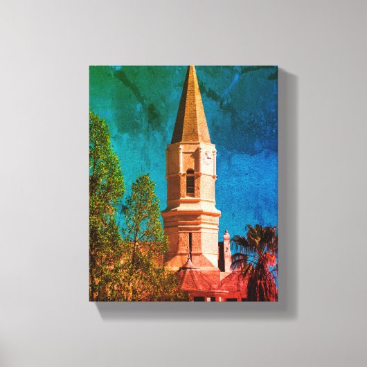 オーロラ南アフリカSAアーキテクチャ自然 キャンバスプリント (正面)