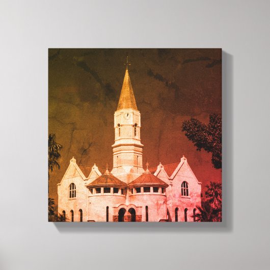 オーロラ南アフリカSAアーキテクチャ自然 キャンバスプリント (正面)