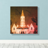 オーロラ南アフリカSAアーキテクチャ自然 キャンバスプリント (インサイチュ (ウッドフロア))