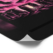 オーロラ号の下の神秘的なストーンヘンジ ポスター (角)