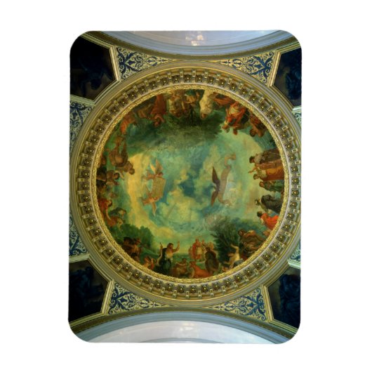 オーロラ号、天井絵画は図書館から来たかもしれない マグネット (縦)