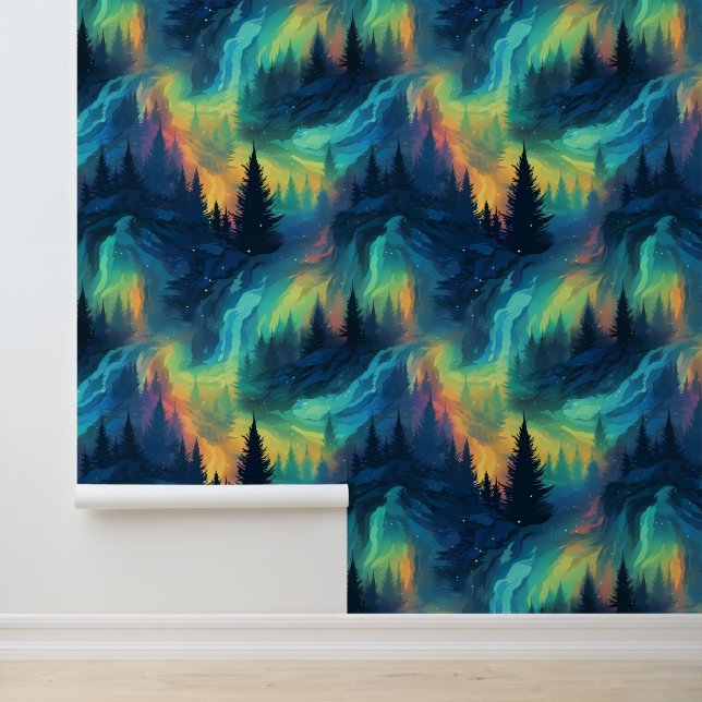 オーロラ森林 壁紙 (アプリケーション)