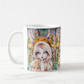 "オーロラ森"のマグ コーヒーマグカップ (左)