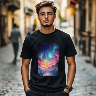 オーロラ男子Tシャツ Tシャツ