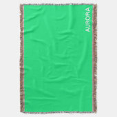 オーロラ緑の色名 スローブランケット (正面縦)