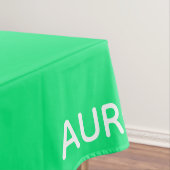 オーロラ緑の色名 テーブルクロス (インサイチュ)