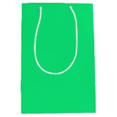 オーロラ緑の色名 ミディアムペーパーバッグ (正面)