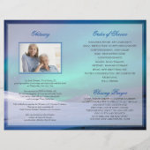 オーロラ葬儀プログラム記念式典プログラムF チラシ (裏面)