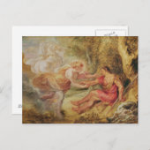 オーロラ誘拐頭, 1636 ポストカード (正面/裏面)