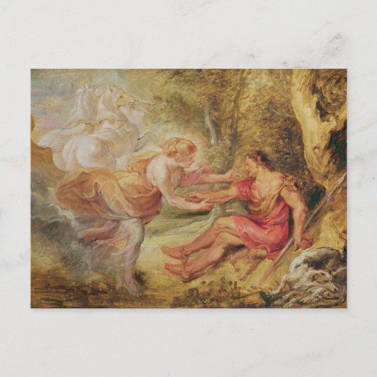 オーロラ誘拐頭, 1636 ポストカード (正面)