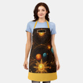 オーロラ遺憾 エプロン (着用した状態)