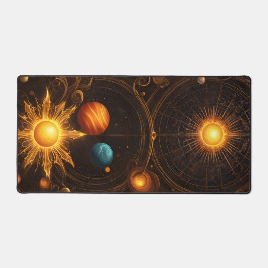 オーロラ遺憾 デスクマット (正面)