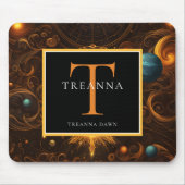 オーロラ遺憾 マウスパッド (正面)