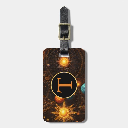 オーロラ遺憾 ラゲッジタグ (正面縦)