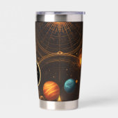 オーロラ遺憾 保温保冷タンブラー (左面)