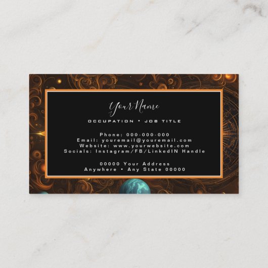 オーロラ遺憾 名刺 (裏面)