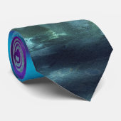 オーロラ野生生物と北極氷山 ネクタイ (ロール)