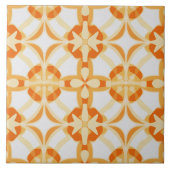 オーロラ開花アプリコット植物旋風 タイル (正面)