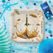 オーロラ飛行 ペーパープレート (パーティー)