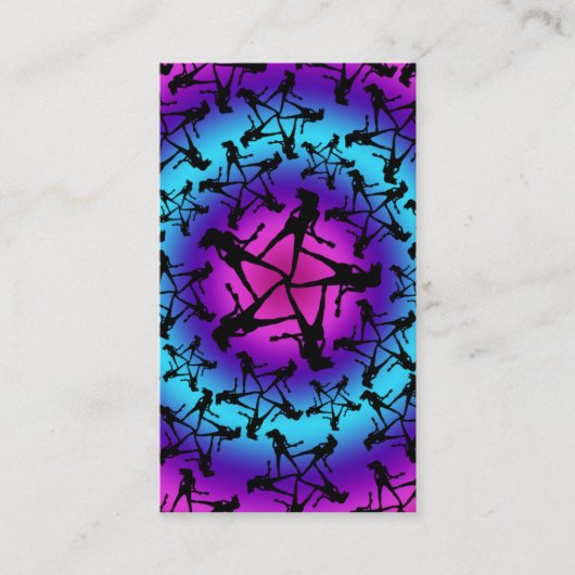 "オーロラ"の名刺 名刺 (正面)