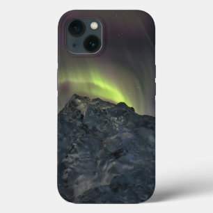 オーロラ   アイスランド 氷河湖 ヨクサルスラン iPhone 13ケース