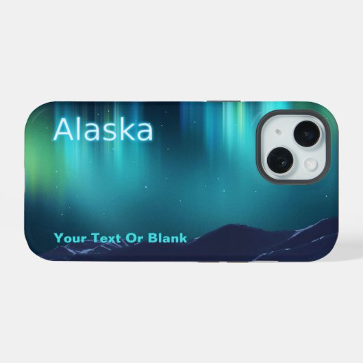 オーロラ - アラスカ OtterBox iPhoneケース iPhone 15ケース (裏面横)