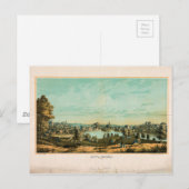 オーロラ。イリノイ(1869) ポストカード (正面/裏面)