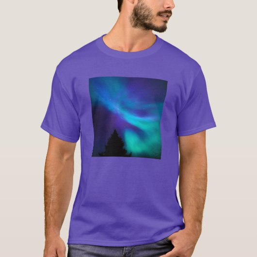 オーロラ | カナダ オンタリオ サドバリー Tシャツ (正面)