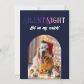 オーロラ グロー 面白い ペット 犬 クリスマス 写真 (正面)