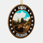 オーロラ セラミックオーナメント (右)