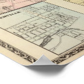 オーロラ、ナパーヴィル、ホイートン ポスター (角)