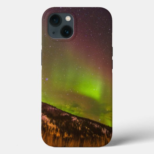 オーロラ | フェアバンクス山脈アラスカ Case-Mate iPhoneケース (裏面)