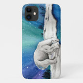 オーロラ ホッキョクグマ Case-Mate iPhoneケース (裏面)