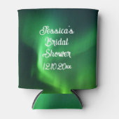 オーロラ・ボレアリス・北極光 ブライダルシャワー 缶クーラー (正面)