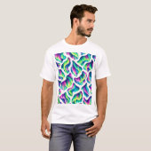 オーロラ・ボレアリス 北極光 Tシャツ (正面フル)