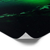 オーロラ・ボレアリーのオーロラ・ノーザンライト雰囲気ポスター ポスター (角)
