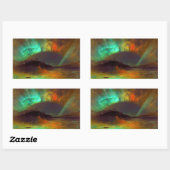 オーロラ・ボレリス、ノーザンライト 長方形シール (シート)