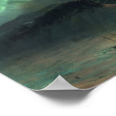 オーロラ・ボレリス・フレデリック・エドウィン教会 ポスター (角)