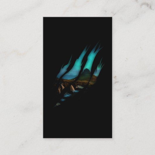 オーロラ・ボレーリス・アラスカ・ナイト 名刺 (正面)