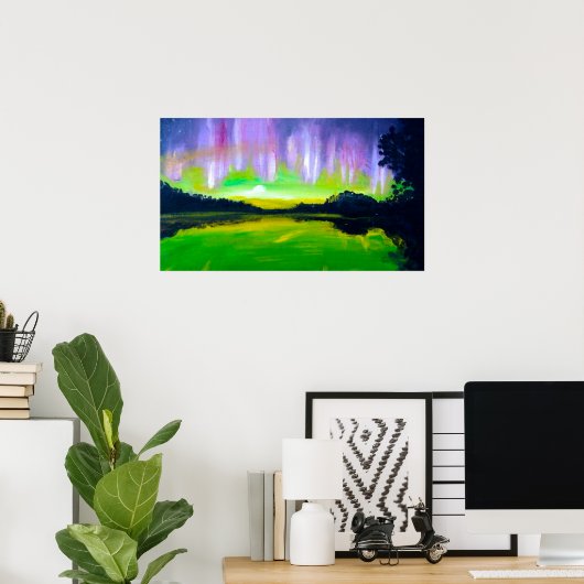 オーロラ ポスター (ホームオフィス)