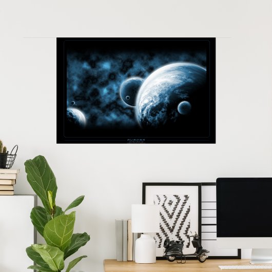 オーロラ ポスター (ホームオフィス)