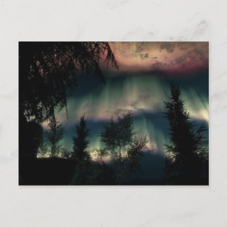 オーロラ ポストカード