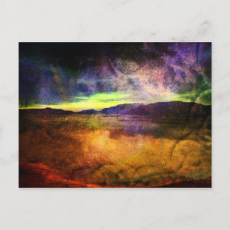 オーロラ ポストカード