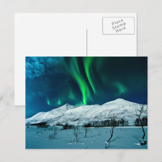 オーロラ ポストカード (正面/裏面)