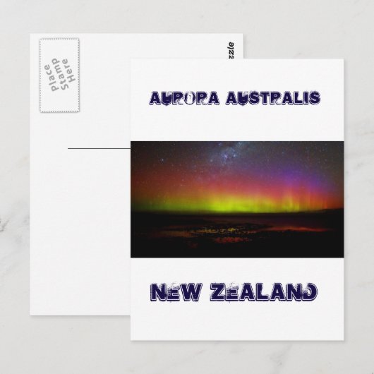 オーロラ ポストカード (正面/裏面)